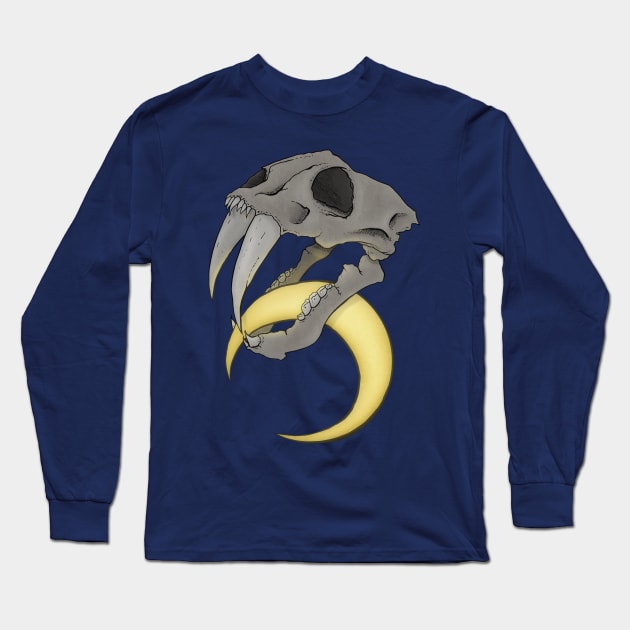 Sabermoon Long Sleeve T-Shirt by Jarrodjvandenberg